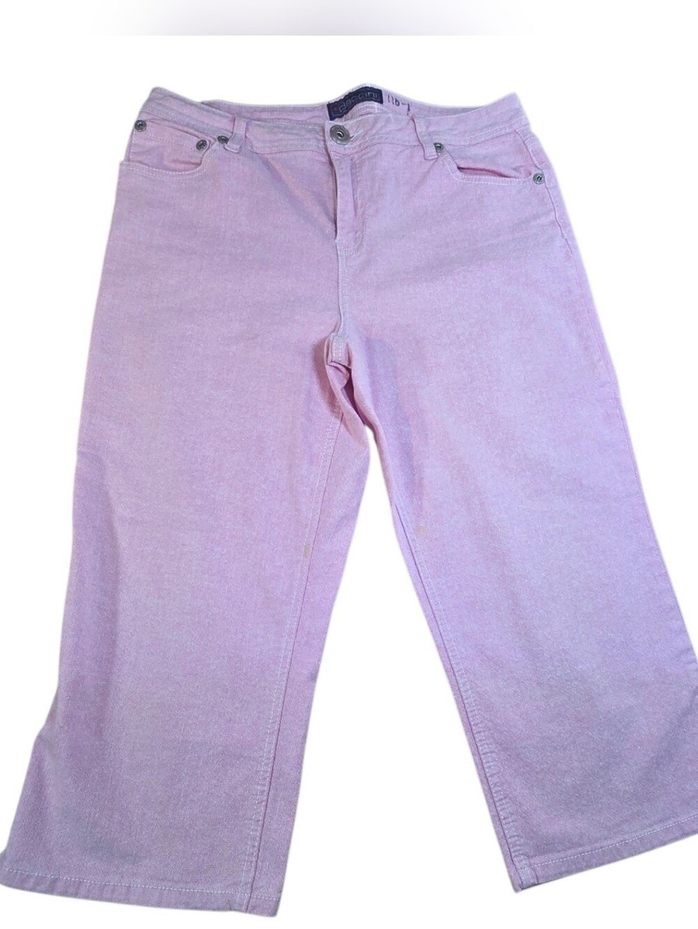 Baccini Pants Cropped Five Pocket Pink Womens Size 14P